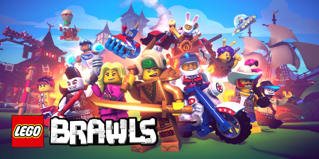 LEGO Brawls title screen for Nintendo Switch
