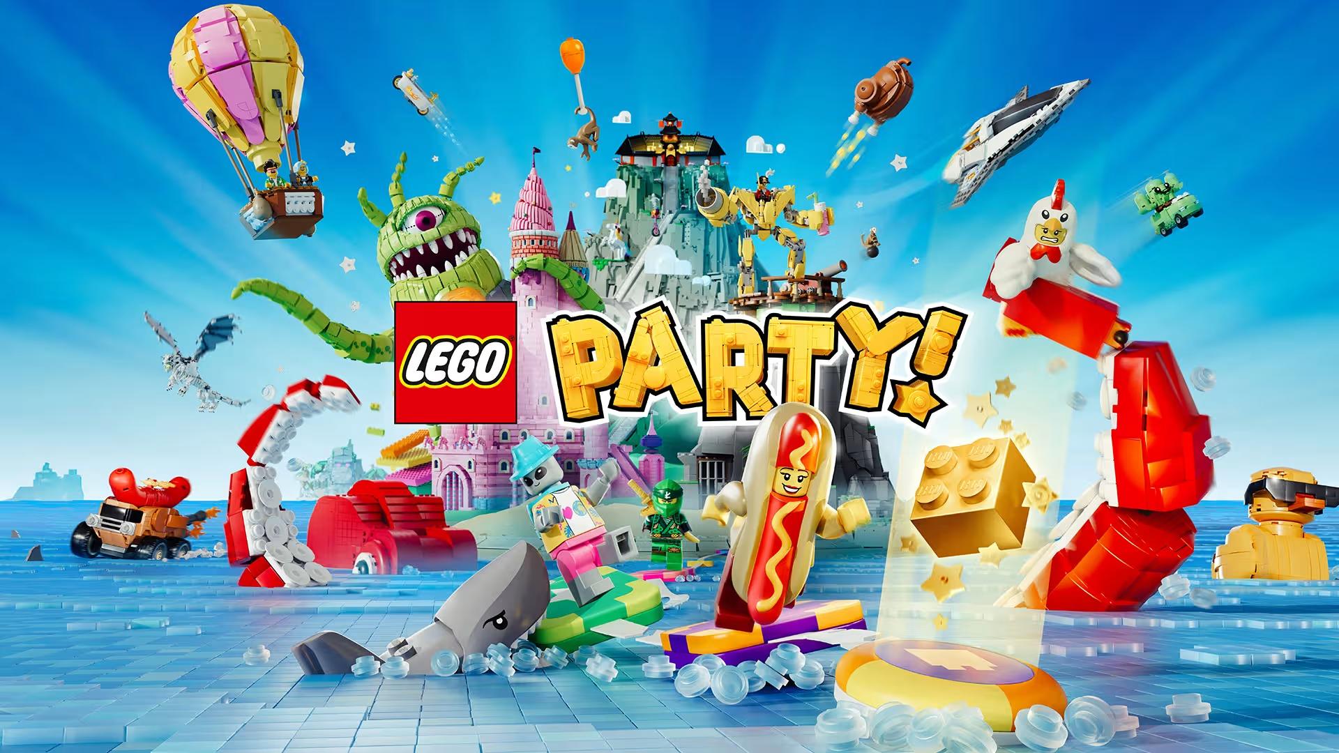 LEGO Party title screen for Nintendo Switch