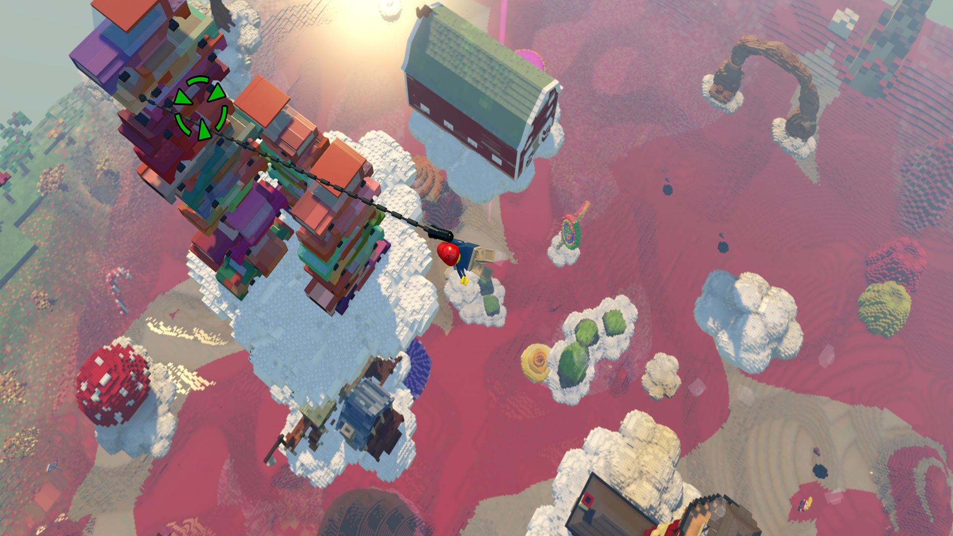 LEGO Worlds title screen for Nintendo Switch