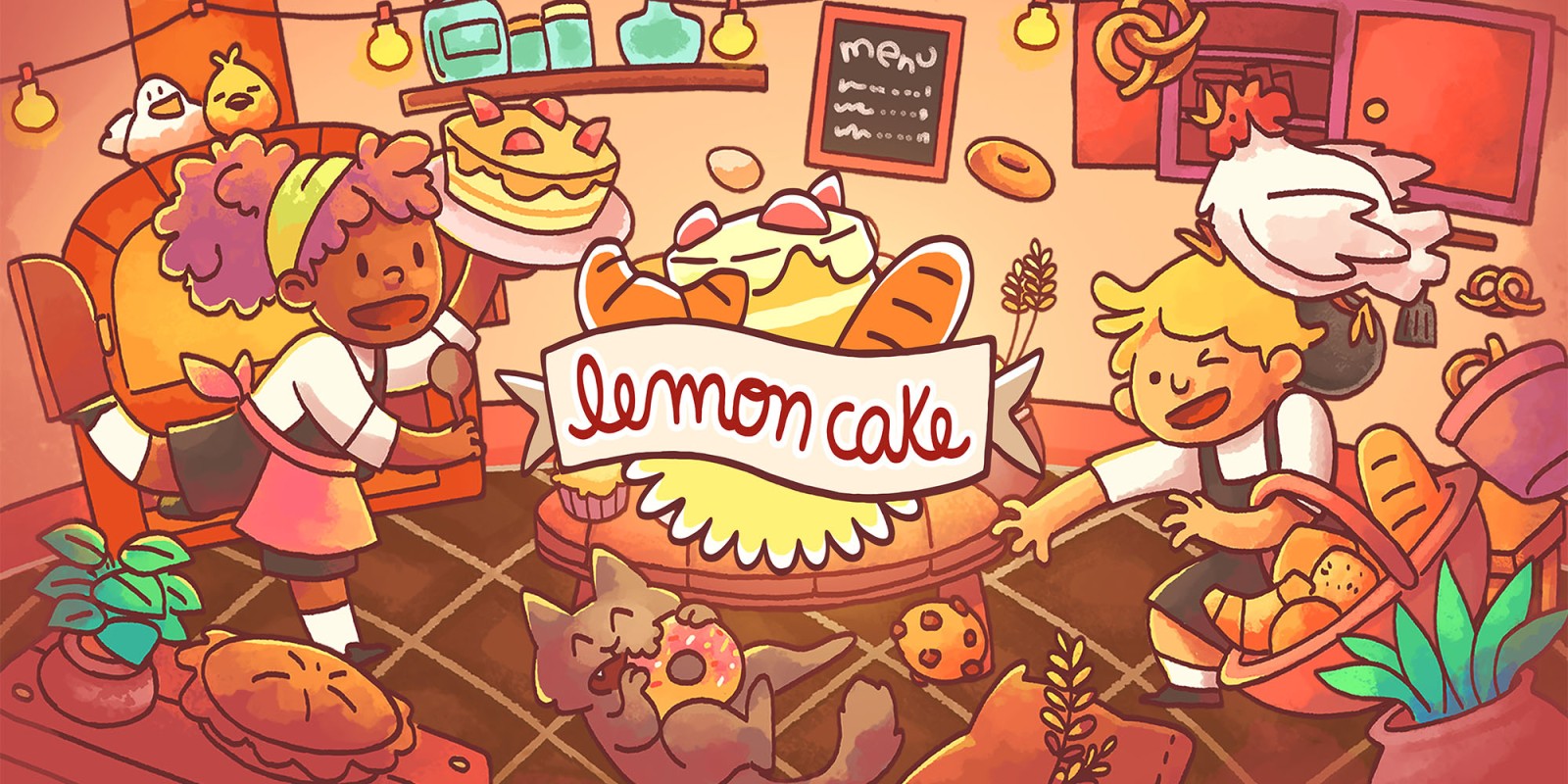 Lemon Cake title screen for Nintendo Switch