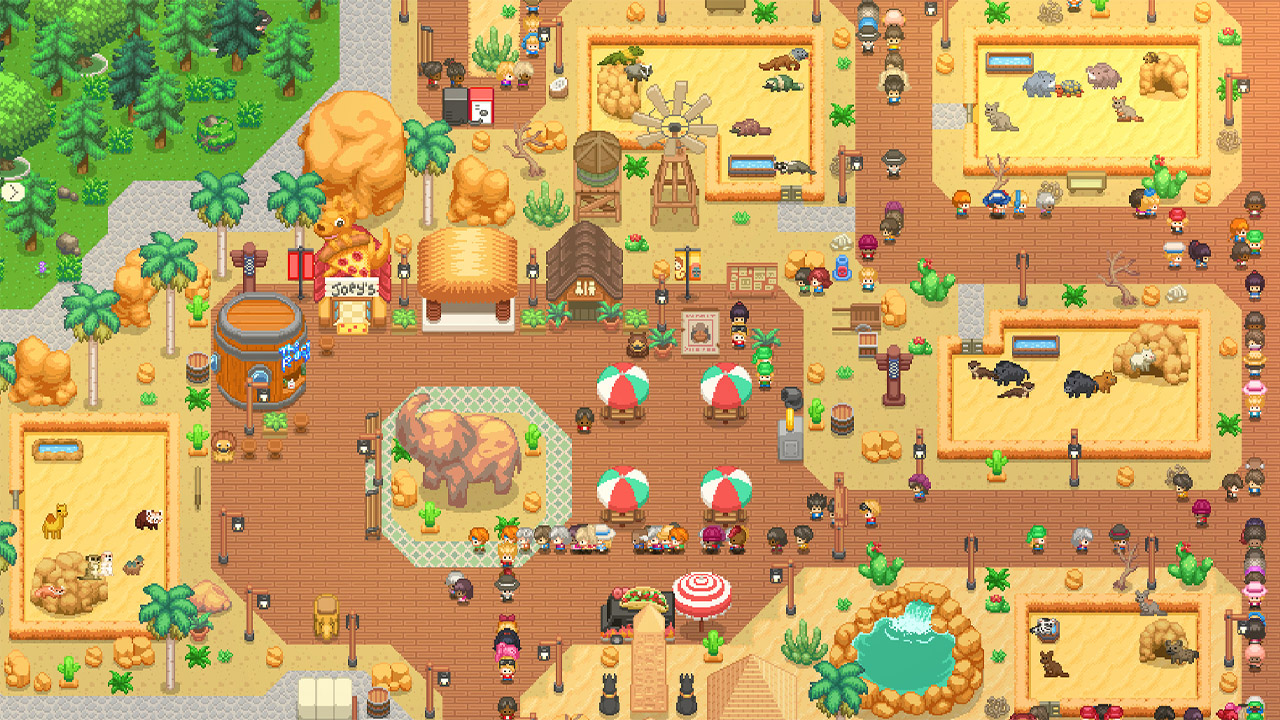 Let's Build A Zoo title screen for Nintendo Switch