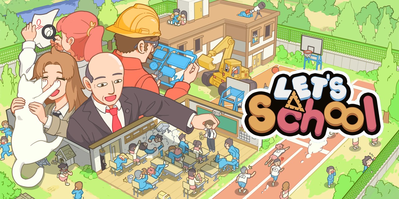Let's School title screen for Nintendo Switch