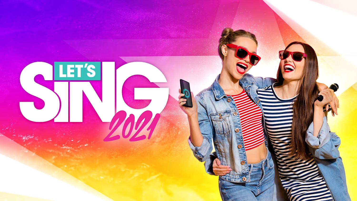 Let's Sing 2021 title screen for Nintendo Switch