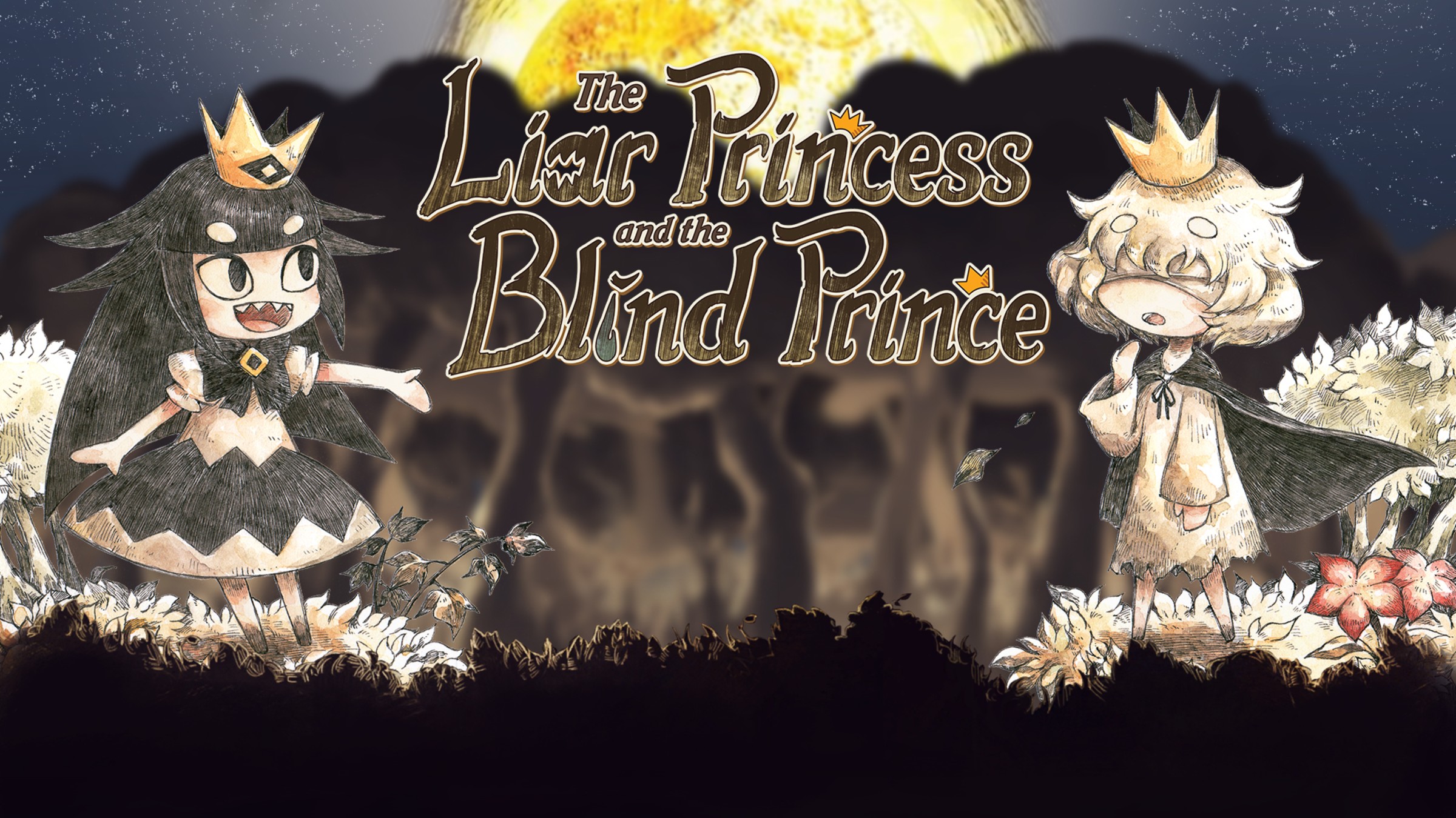 Liar Princess and the Blind Prince title screen for Nintendo Switch