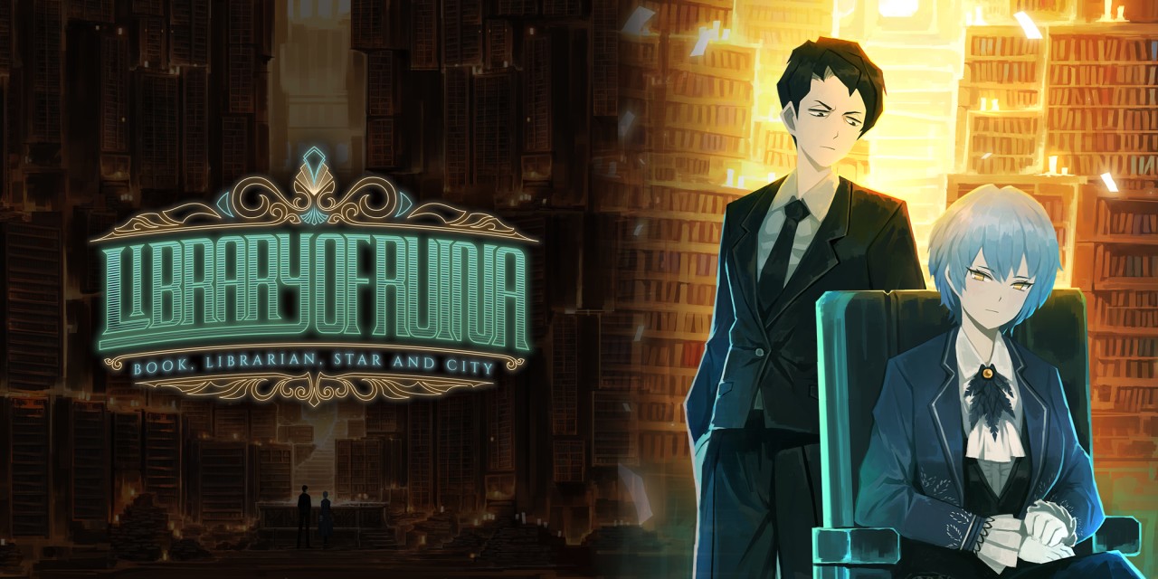 Library Of Ruina title screen for Nintendo Switch