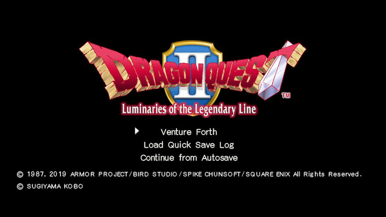 Little Big Adventure: Twinsen's Quest title screen for Nintendo Switch
