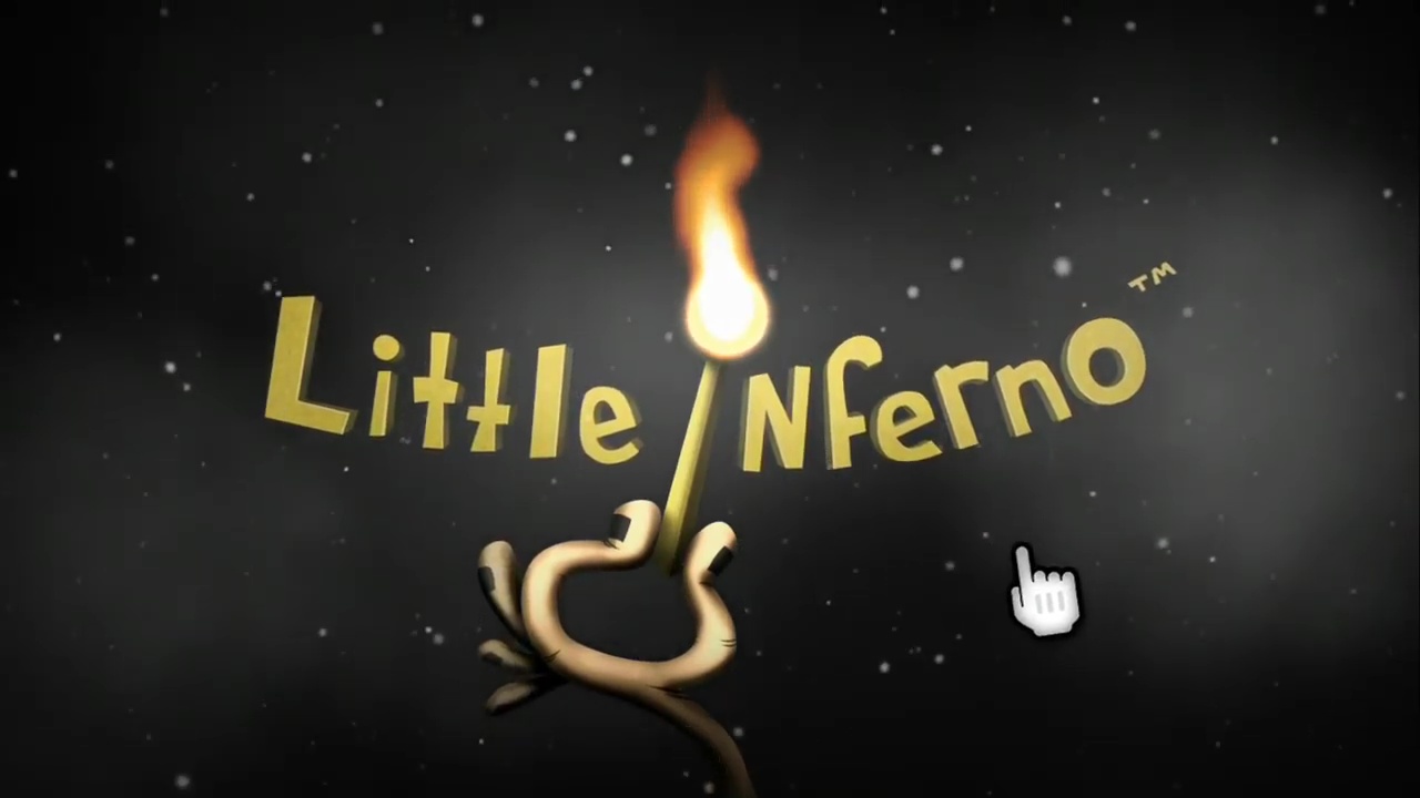 Little Inferno title screen for Nintendo Switch