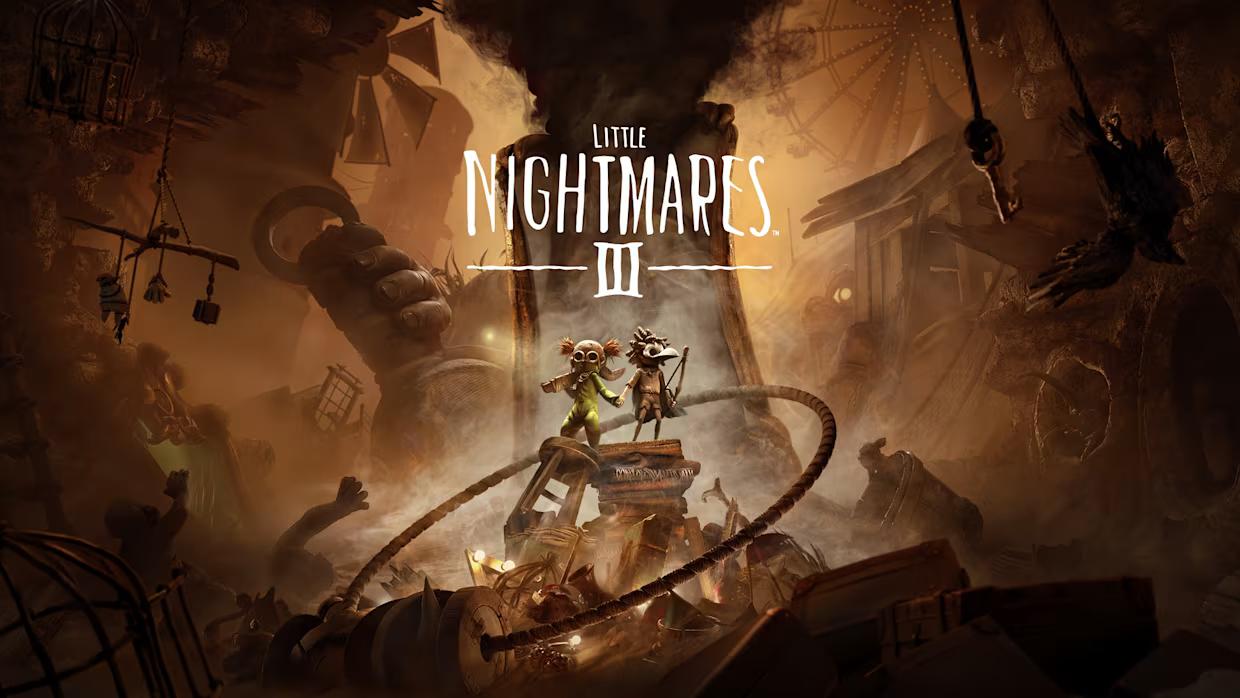 Little Nightmares III: Deluxe Edition title screen for Nintendo Switch