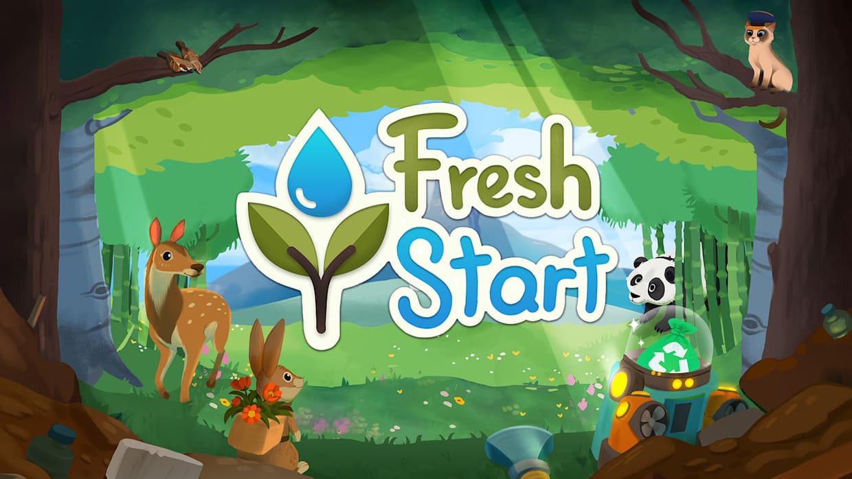 Lonesome Village title screen for Nintendo Switch