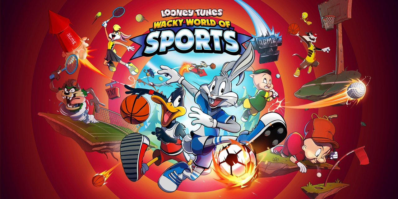 Looney Tunes: Wacky World Of Sports title screen for Nintendo Switch