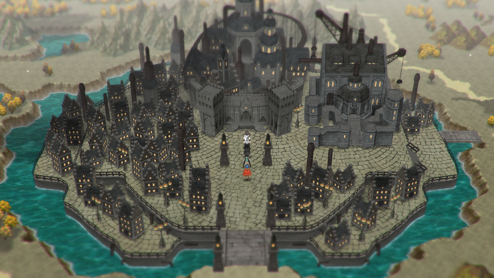 Lost Sphear title screen for Nintendo Switch