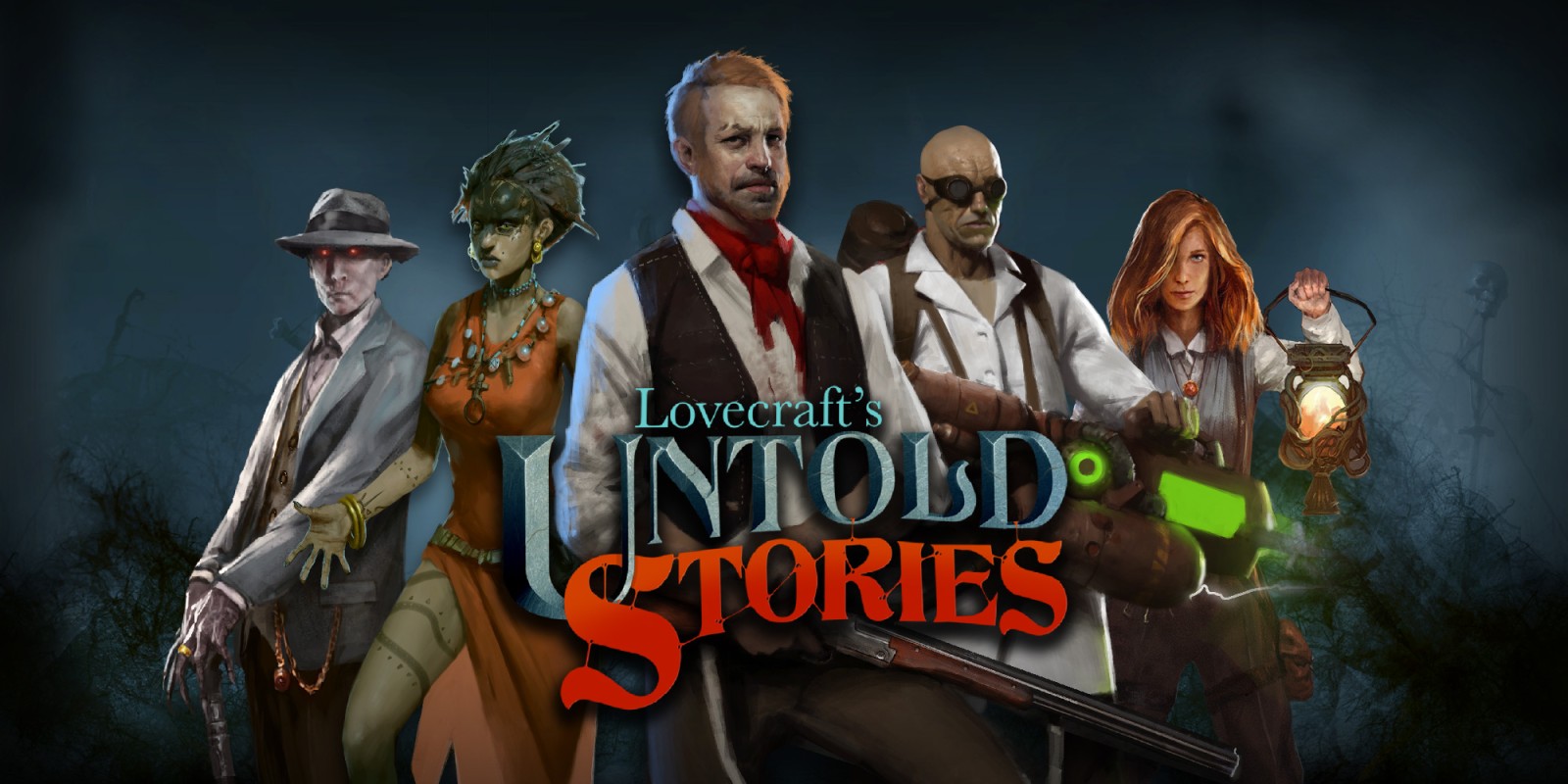 Lovecraft's Untold Stories title screen for Nintendo Switch