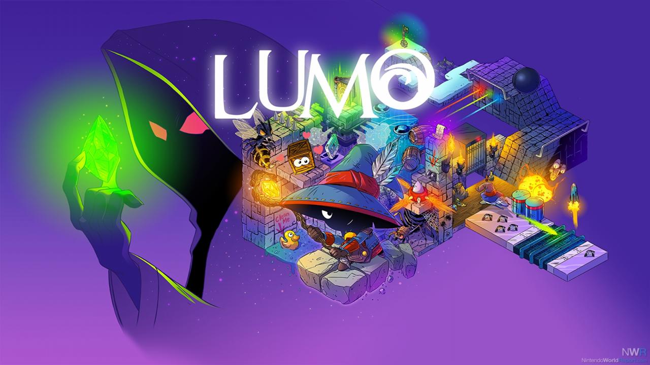 Lumo title screen for Nintendo Switch