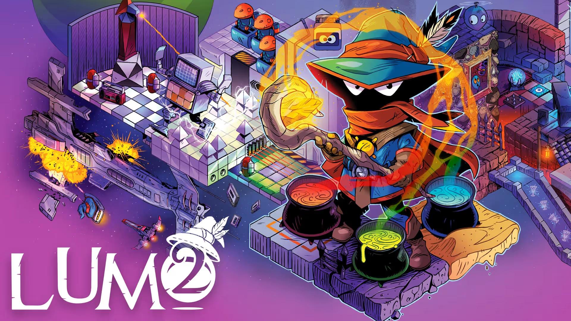 Lumo 2 title screen for Nintendo Switch