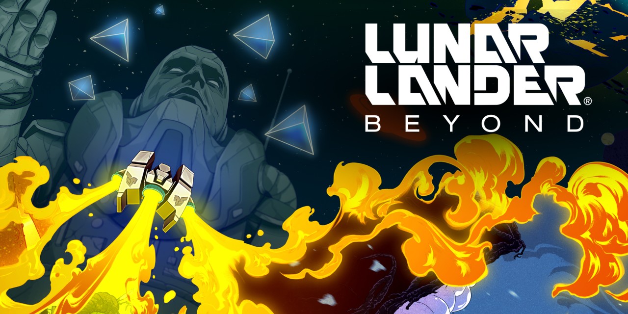 Lunar Lander Beyond title screen for Nintendo Switch