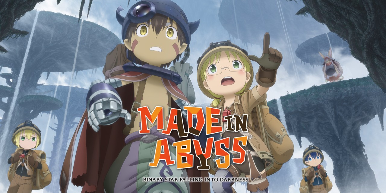Made In Abyss: Binary Star Falling Into Darkness title screen for Nintendo Switch
