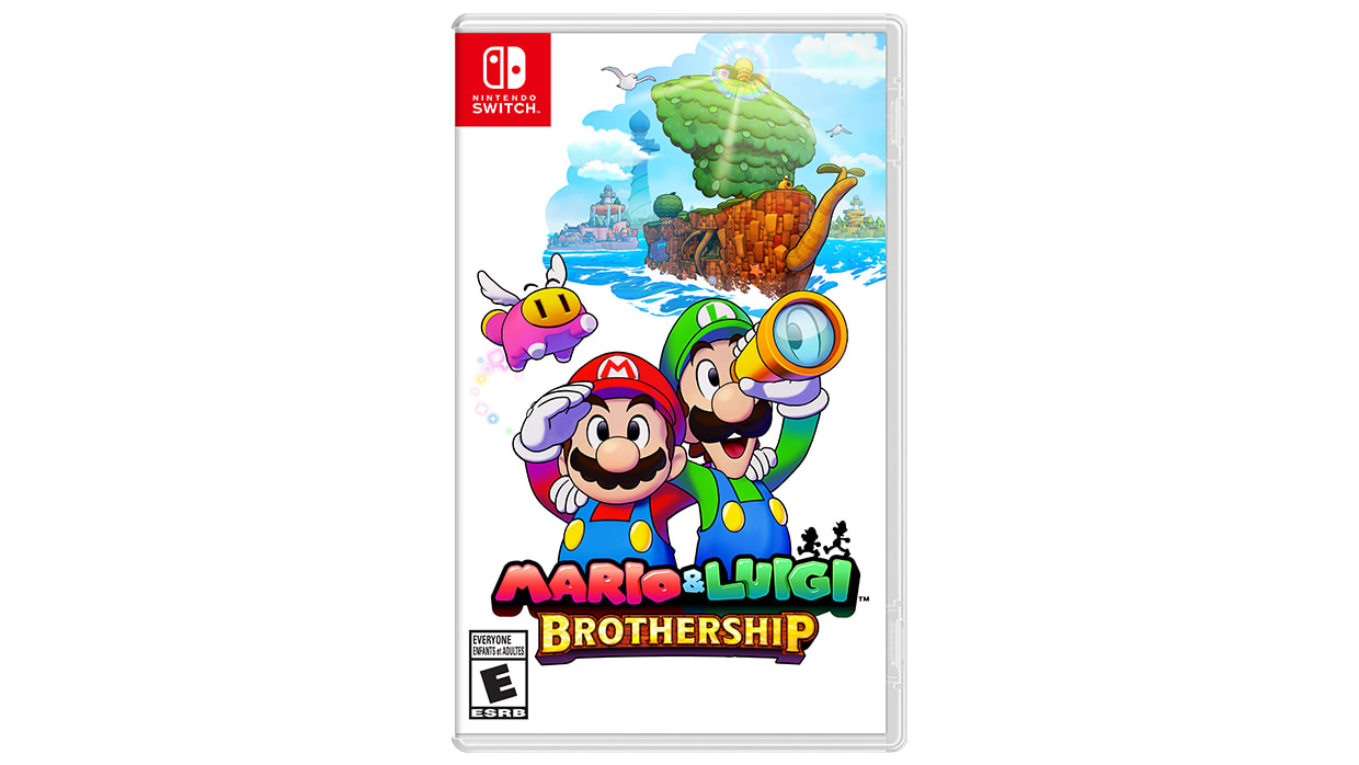 Mario & Luigi: Brothership title screen for Nintendo Switch