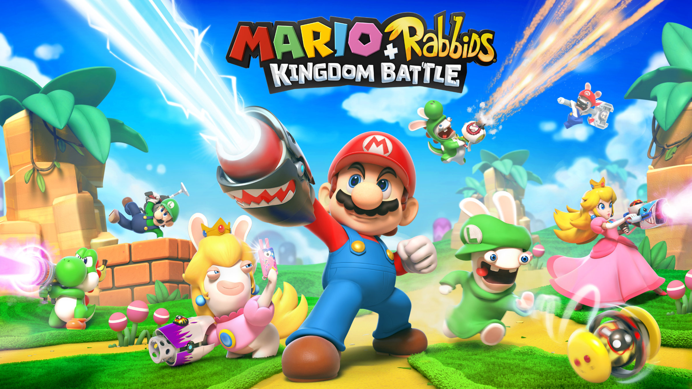 Mario + Rabbids Kingdom Battle [Anniversary Edition] title screen for Nintendo Switch