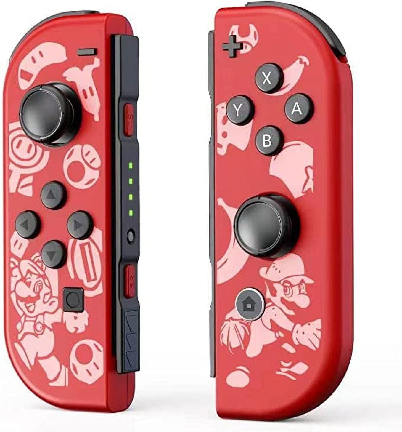Mario White Wired Controller title screen for Nintendo Switch