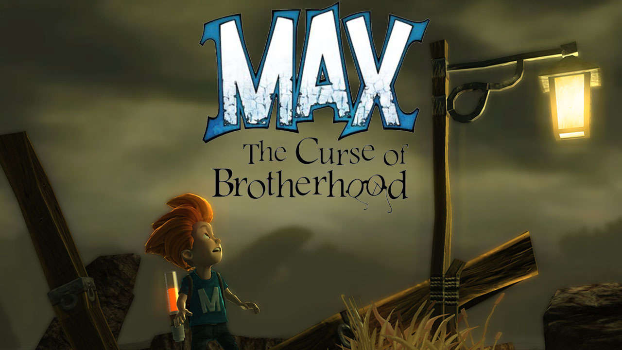 Max: The Curse of Brotherhood title screen for Nintendo Switch