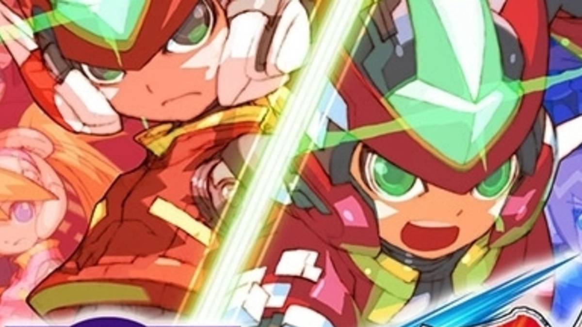 Mega Man Zero/ZX Legacy Collection title screen for Nintendo Switch