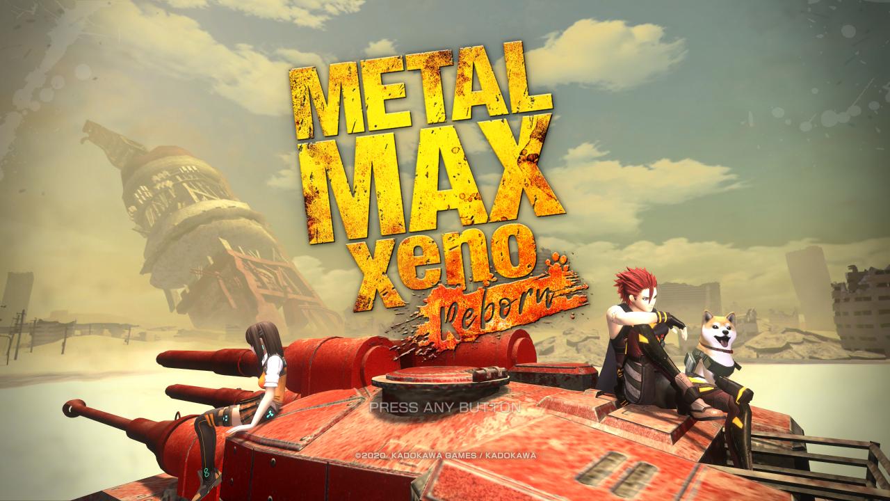 Metal Max Xeno Reborn title screen for Nintendo Switch