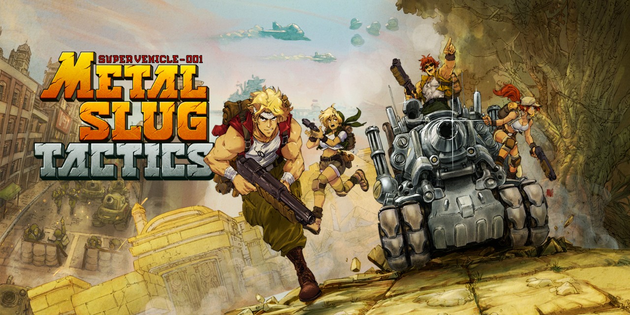 Metal Slug Tactics title screen for Nintendo Switch