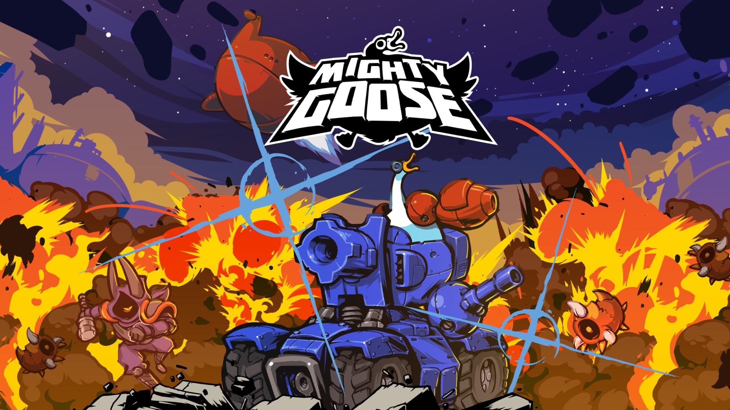 Mighty Goose title screen for Nintendo Switch