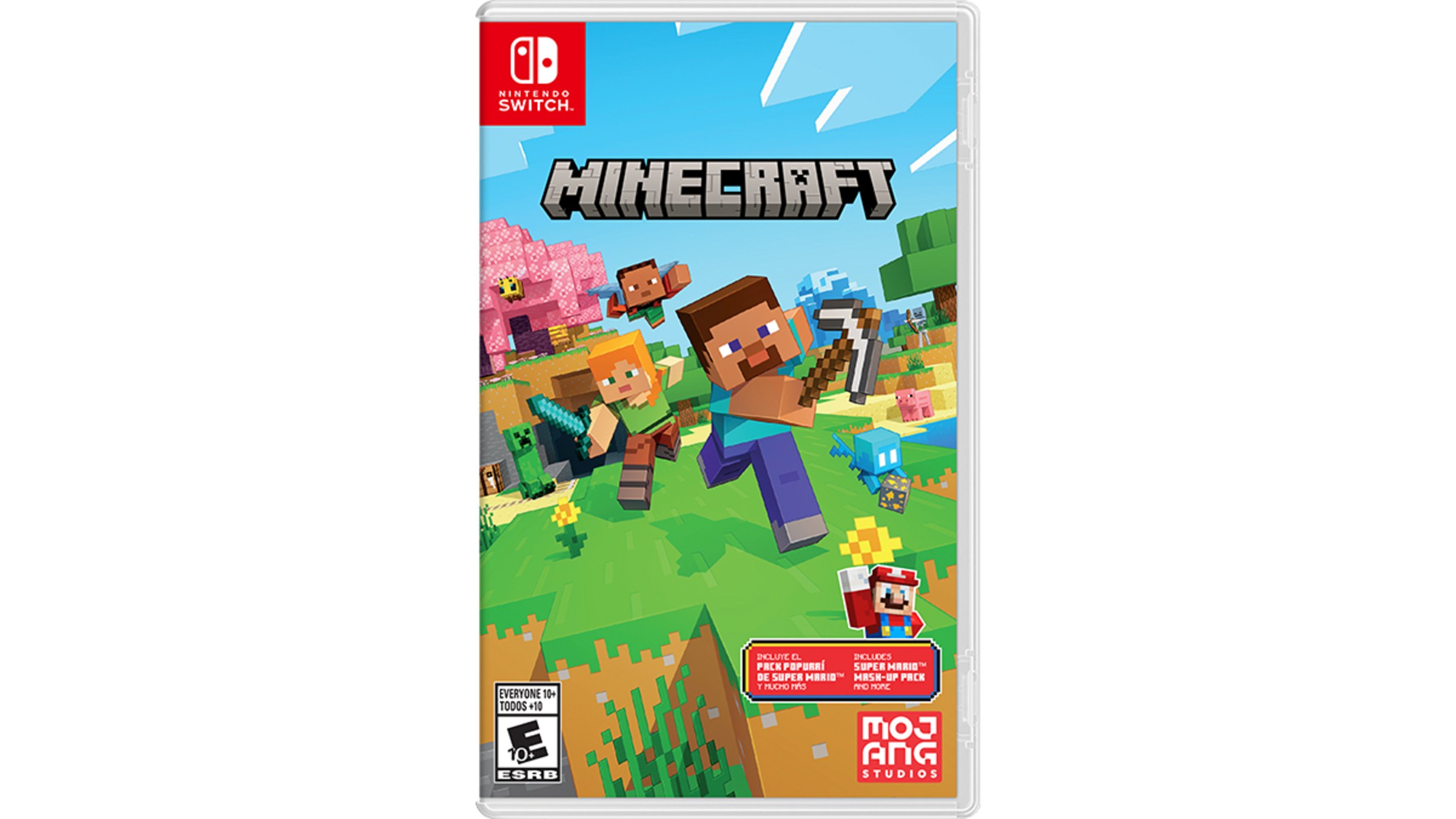 Minecraft Legends: Deluxe Edition title screen for Nintendo Switch