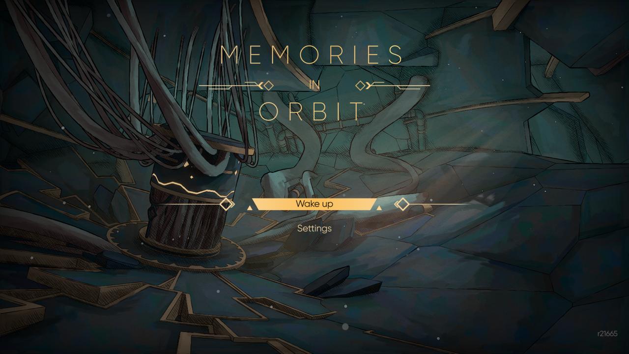 MIO: Memories In Orbit title screen for Nintendo Switch