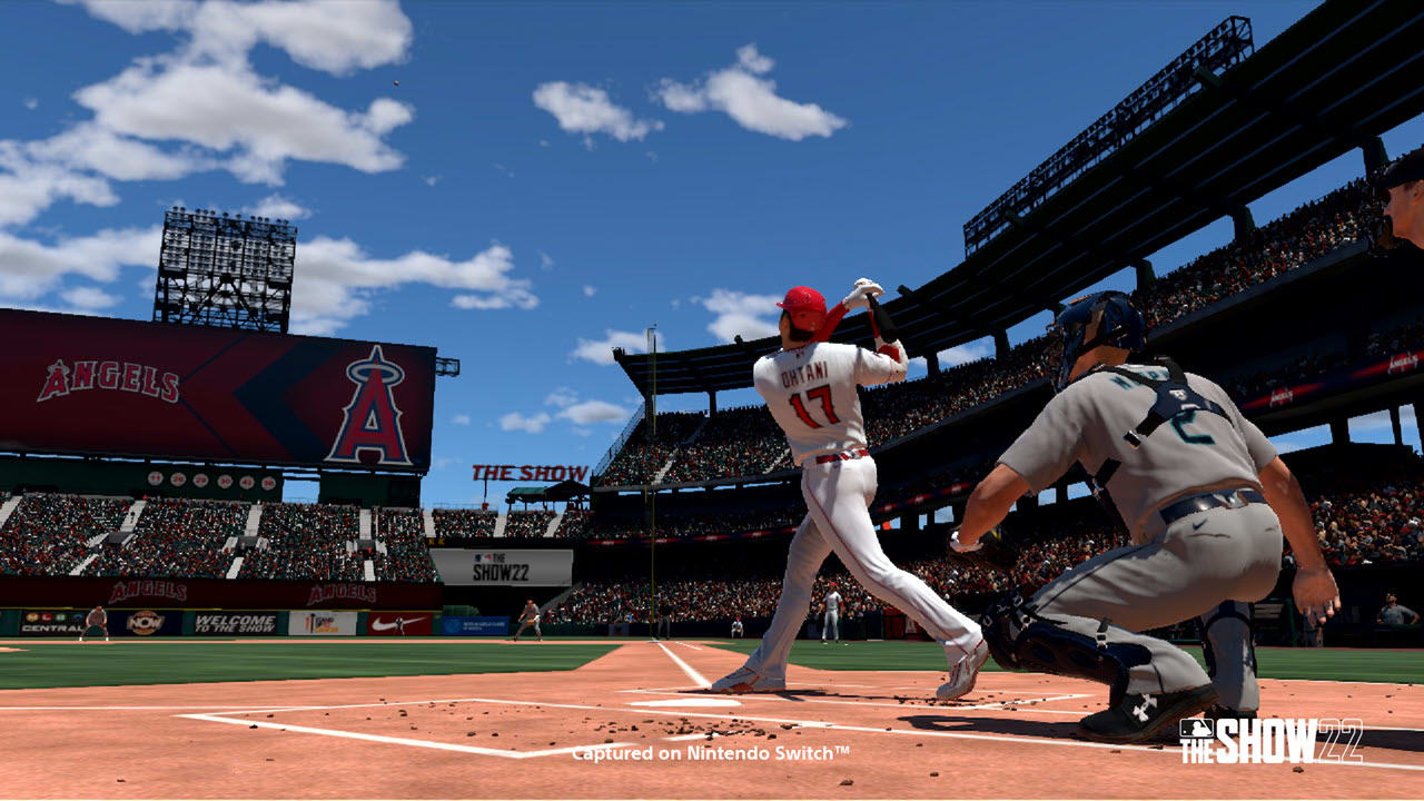 MLB The Show 22 title screen for Nintendo Switch