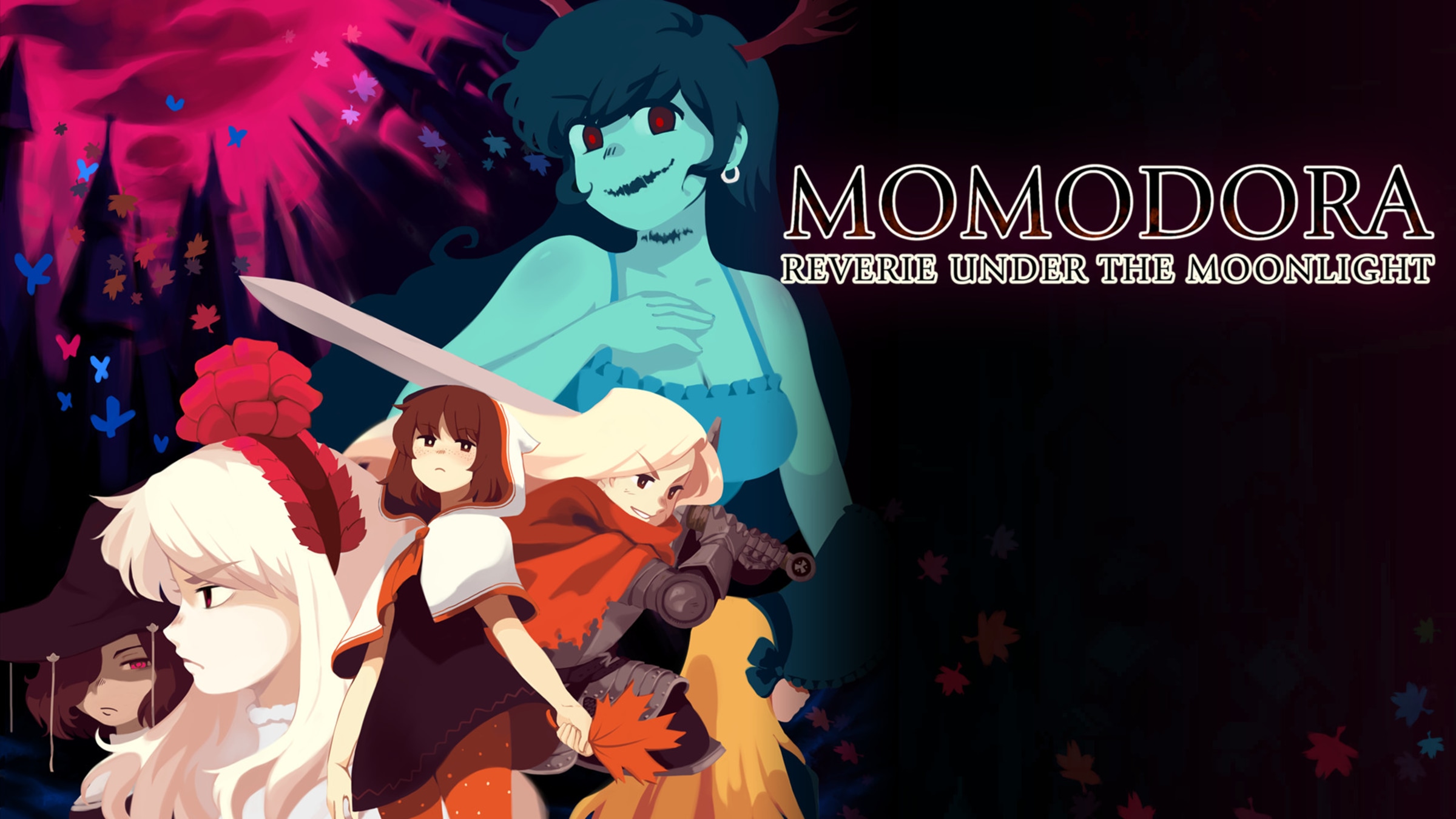 Momodora: Reverie Under The Moonlight title screen for Nintendo Switch