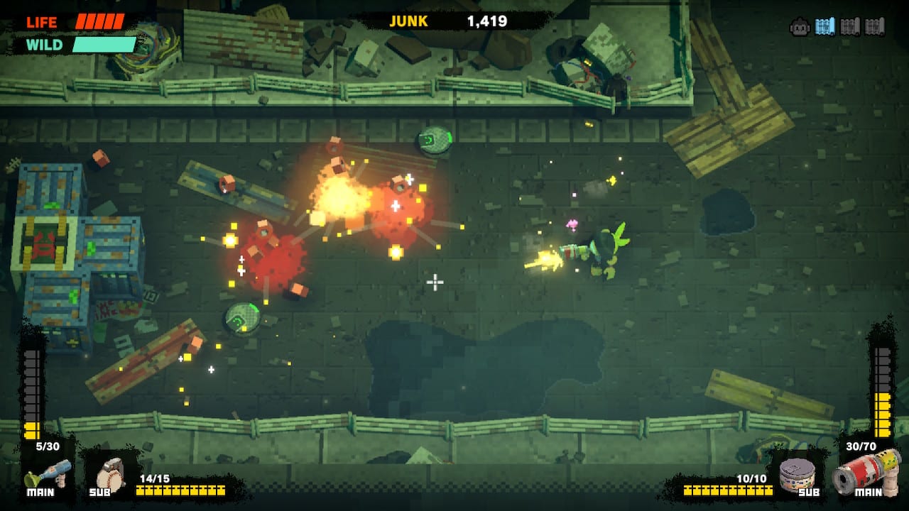 Monkey Barrels title screen for Nintendo Switch
