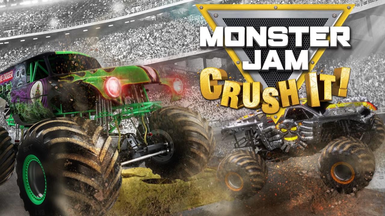 Monster Jam: Crush It title screen for Nintendo Switch