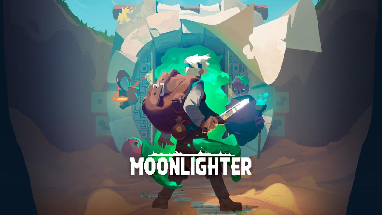 Moonlighter title screen for Nintendo Switch