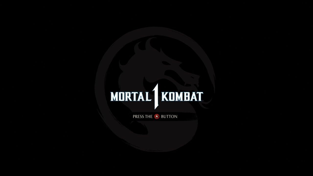 Mortal Kombat 1 title screen for Nintendo Switch