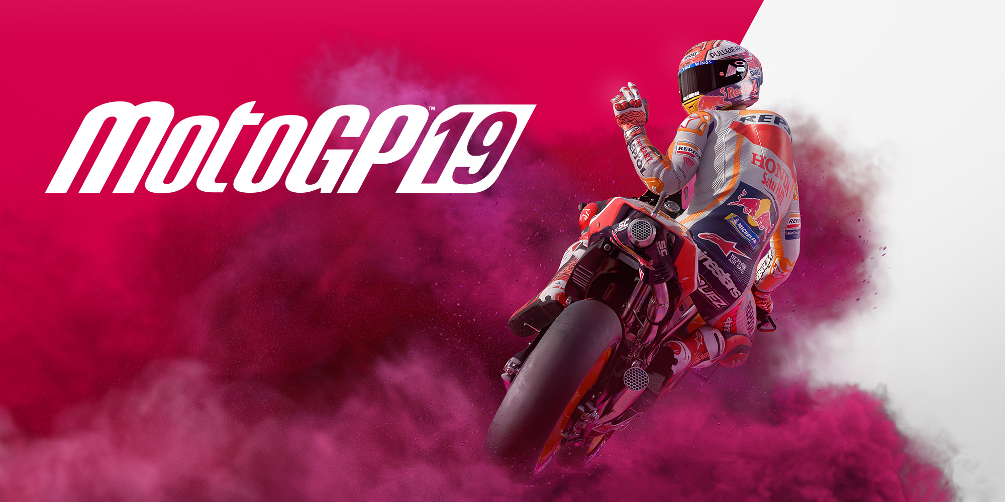 MotoGP 19 title screen for Nintendo Switch
