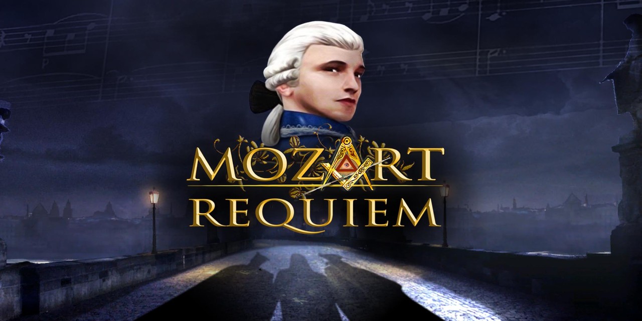 Mozart Requiem title screen for Nintendo Switch