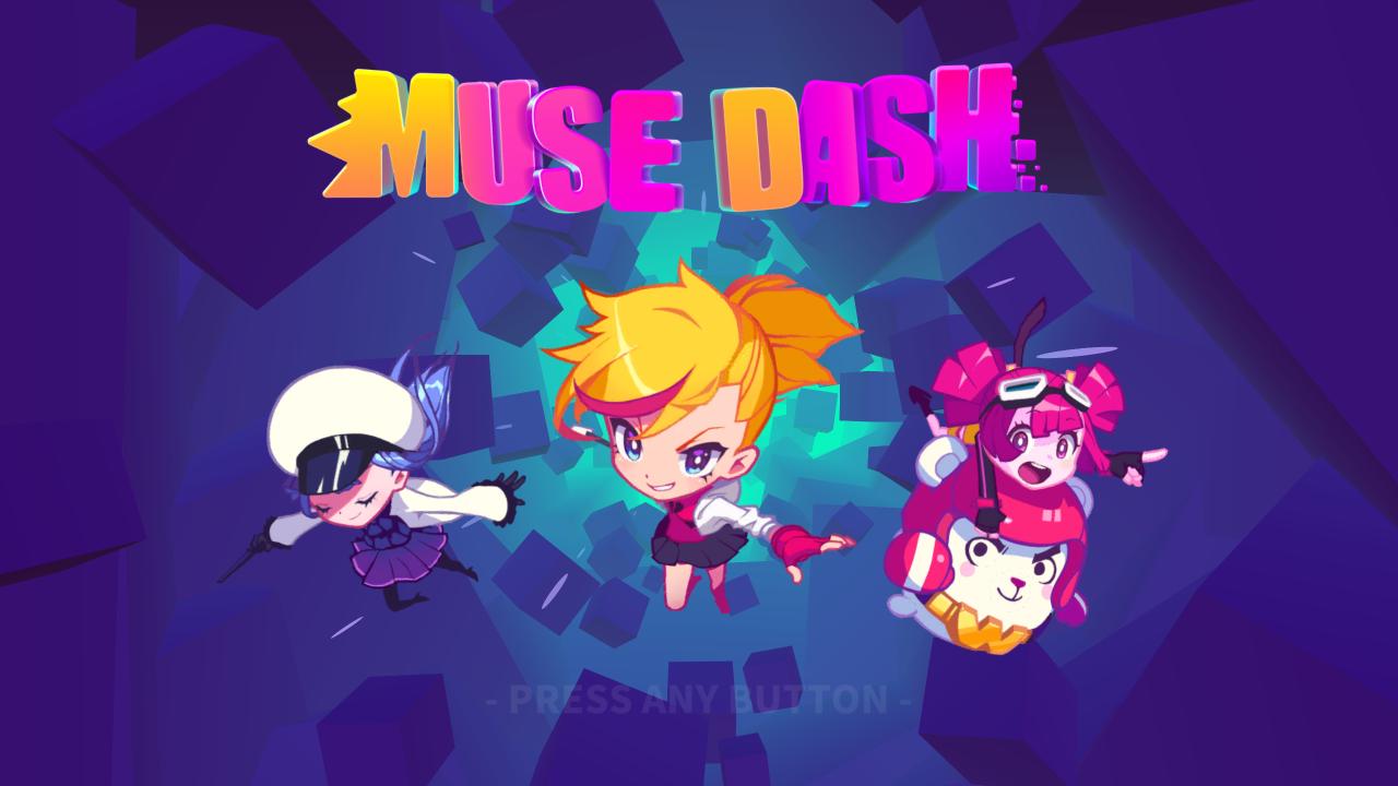 Muse Dash title screen for Nintendo Switch