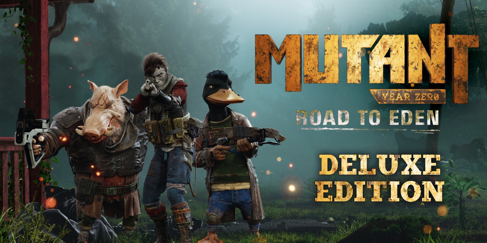 Mutant Year Zero: Road to Eden title screen for Nintendo Switch