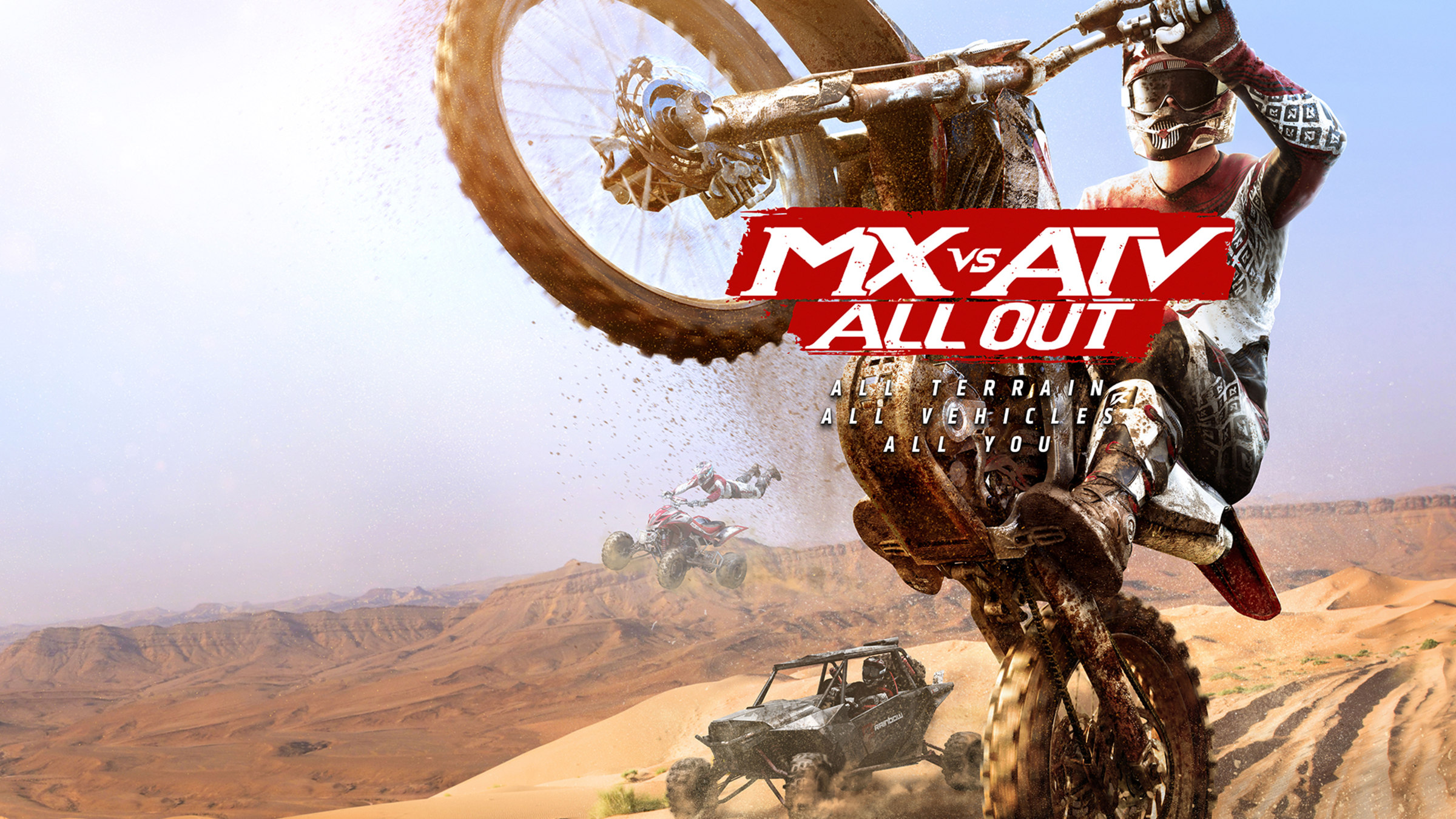 MX vs ATV All Out title screen for Nintendo Switch