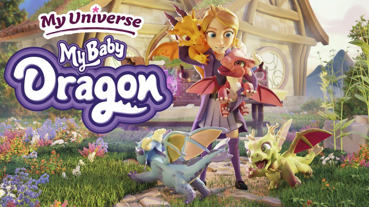 My Universe: My Baby Dragon title screen for Nintendo Switch
