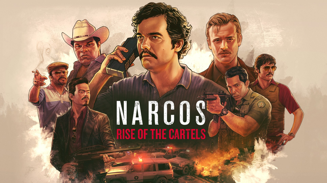 Narcos: Rise of the Cartels title screen for Nintendo Switch