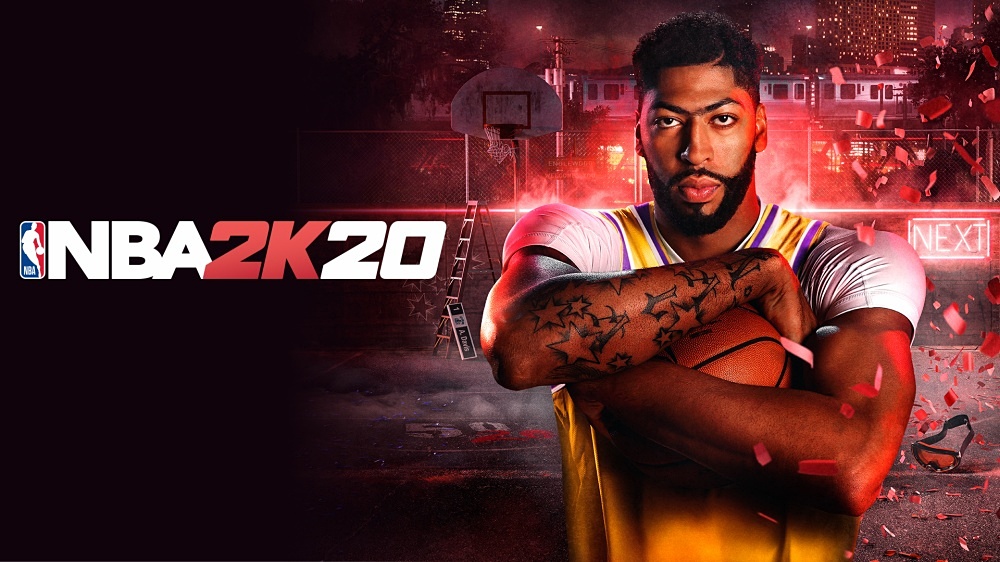 NBA 2K20 title screen for Nintendo Switch
