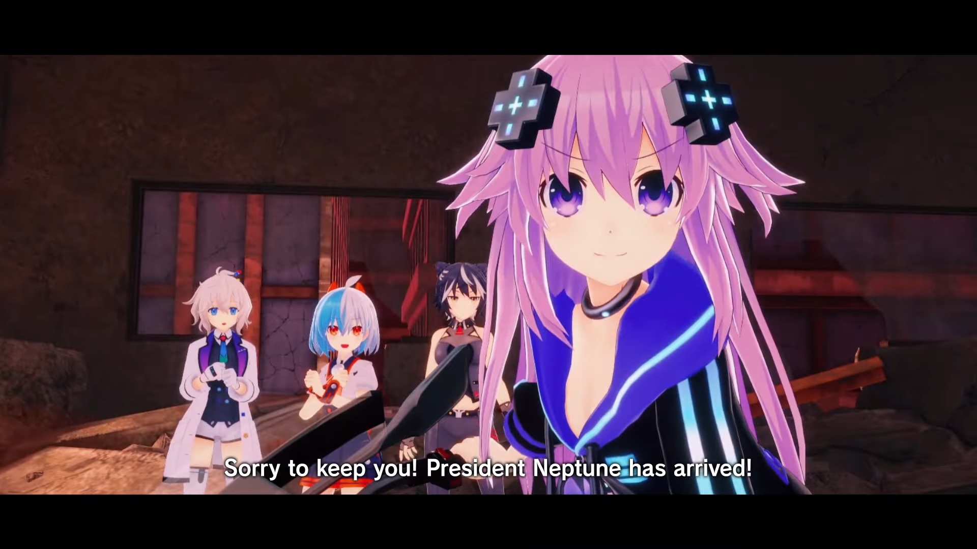 Neptunia Game Maker R:Evolution title screen for Nintendo Switch