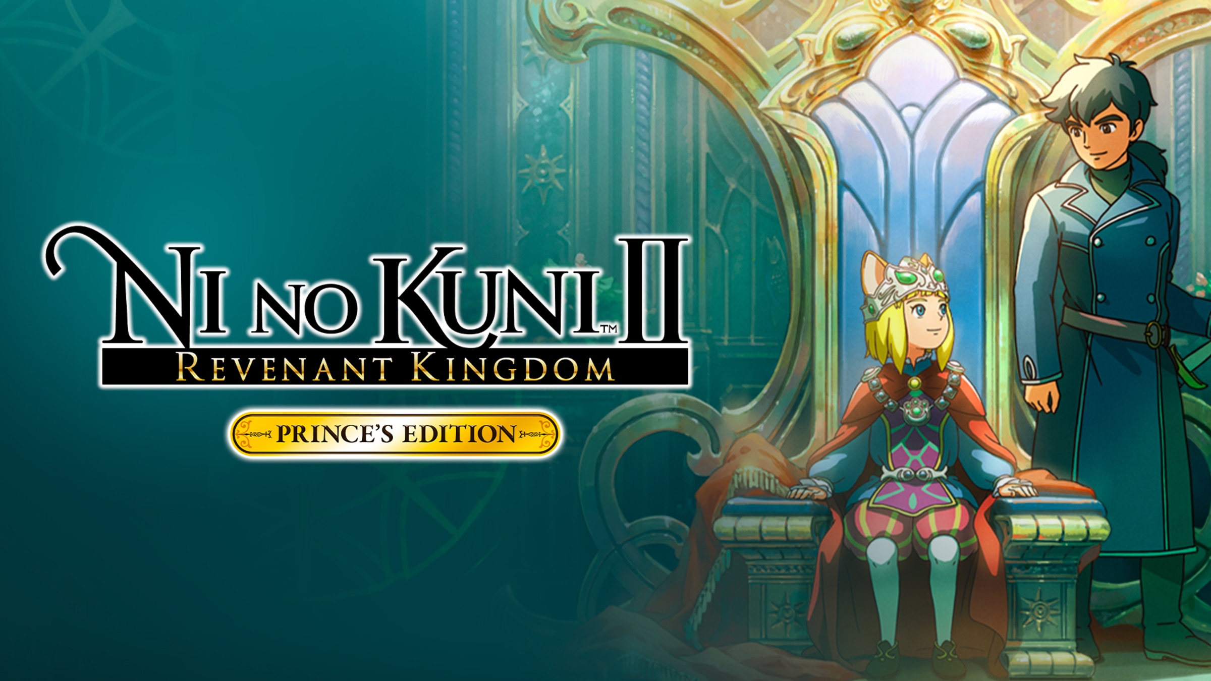 Ni No Kuni II: Revenant Kingdom title screen for Nintendo Switch