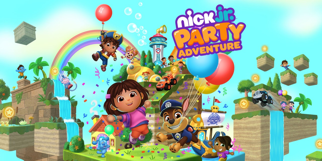 Nick Jr Party Adventure title screen for Nintendo Switch