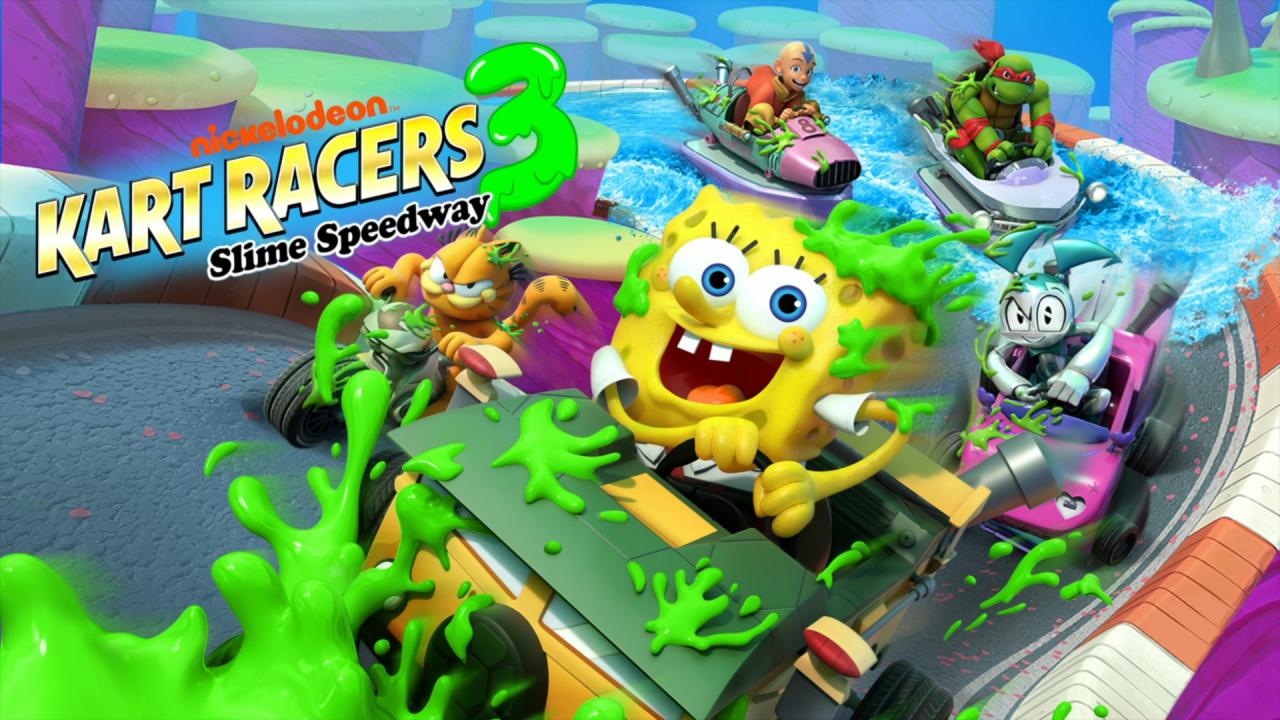 Nickelodeon Kart Racers title screen for Nintendo Switch