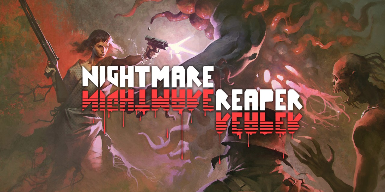 Nightmare Reaper title screen for Nintendo Switch