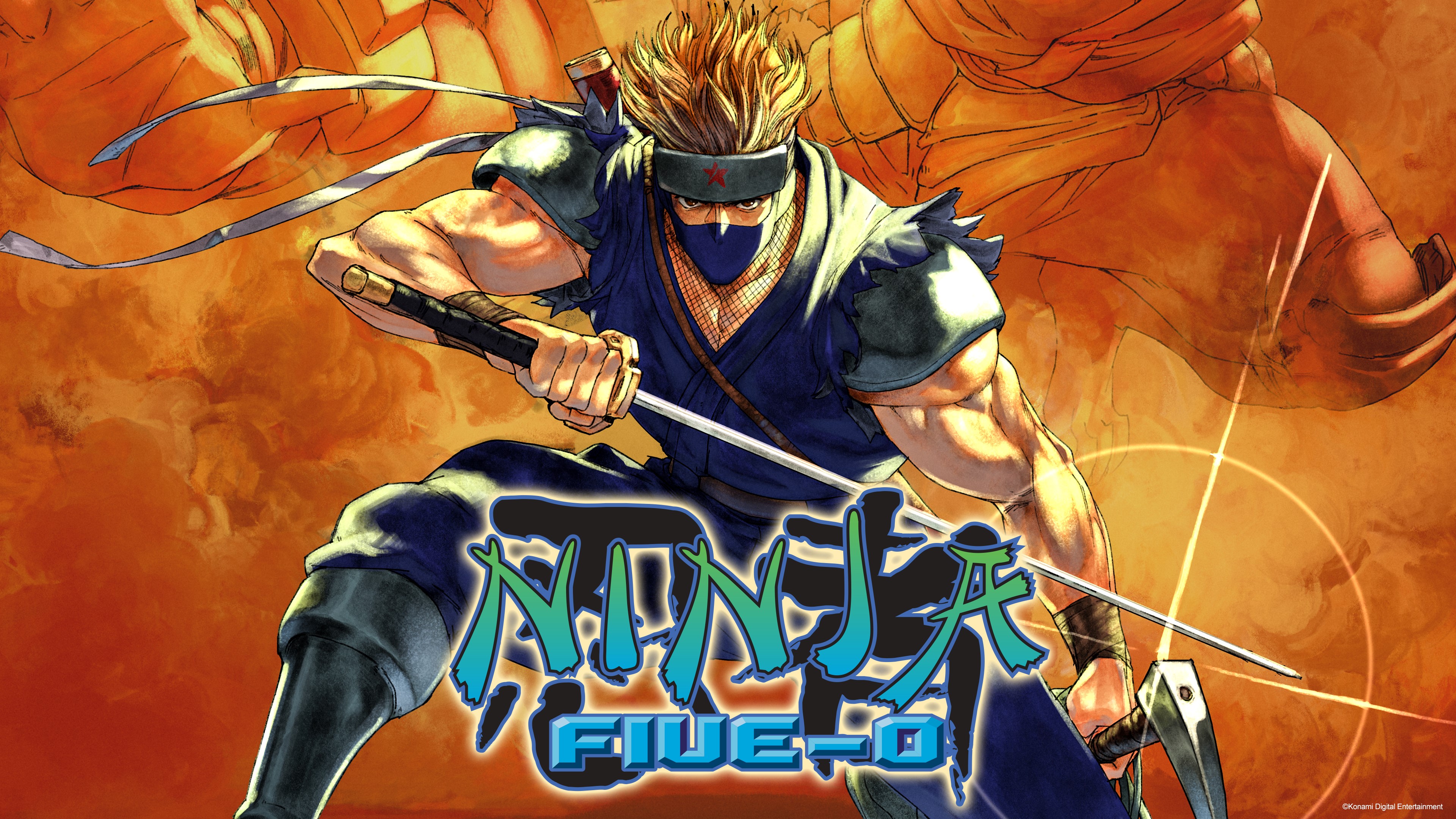 Ninja Five-O title screen for Nintendo Switch